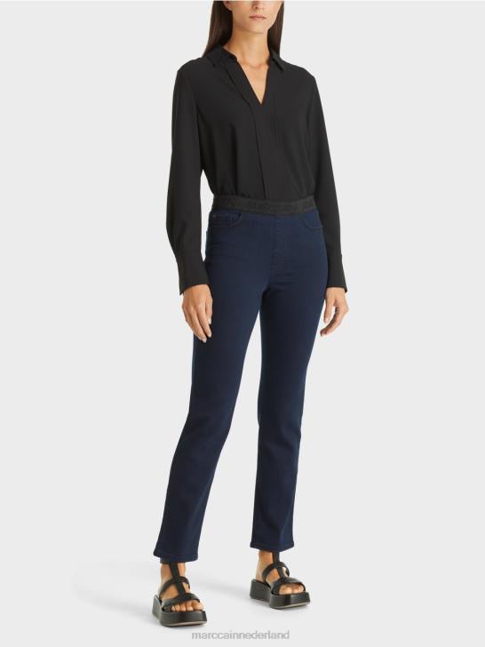 kleding middernacht blauw 464J817 siena jeans "rethink Together". Marc Cain