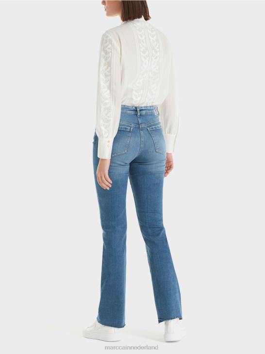 kleding vintage blauw 464J778 Faro \"samen heroverwegen\" jeans Marc Cain