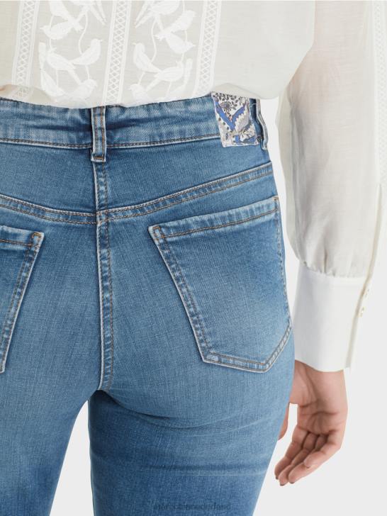 kleding vintage blauw 464J778 Faro \"samen heroverwegen\" jeans Marc Cain