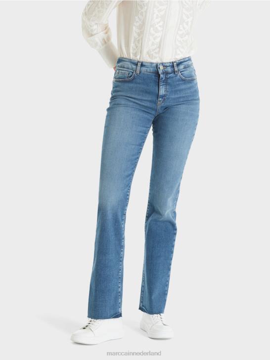 kleding vintage blauw 464J778 Faro \"samen heroverwegen\" jeans Marc Cain