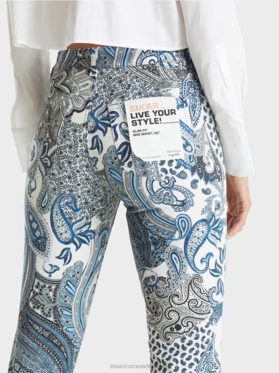 kleding vintage blauw 464J782 sikar jeans \"rethink Together\". Marc Cain