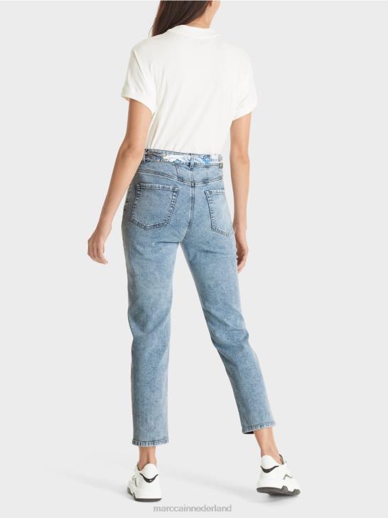 kleding vintage blauw 464J783 riad \"samen heroverwegen\" jeans Marc Cain