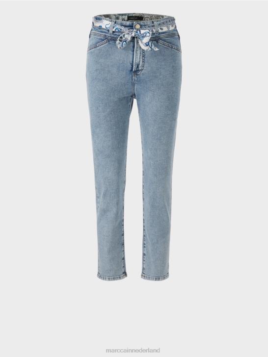 kleding vintage blauw 464J783 riad \"samen heroverwegen\" jeans Marc Cain