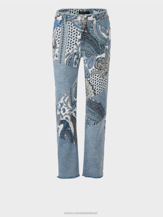 kleding vintage blauw 464J788 fyli \"samen heroverwegen\" jeans Marc Cain