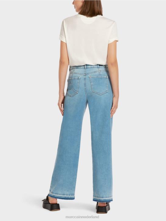 kleding vintage blauw 464J808 \"Samen heroverwegen\" jeans Marc Cain