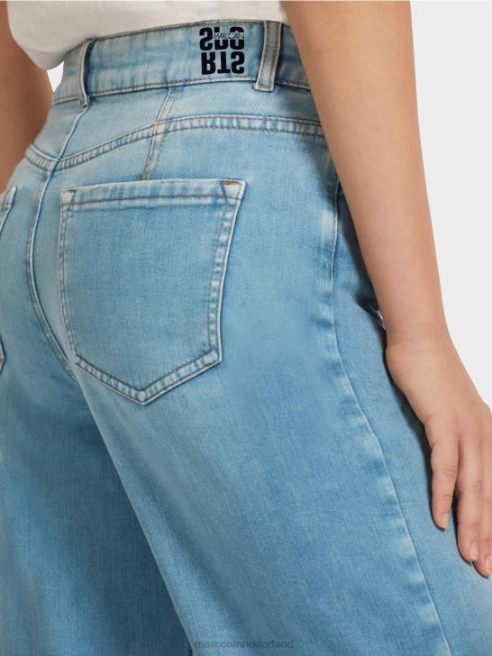 kleding vintage blauw 464J808 \"Samen heroverwegen\" jeans Marc Cain