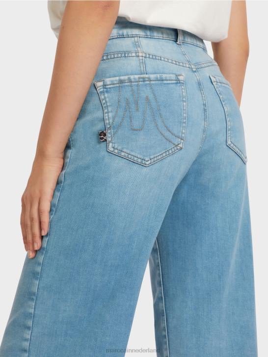 kleding vintage blauw 464J808 \"Samen heroverwegen\" jeans Marc Cain