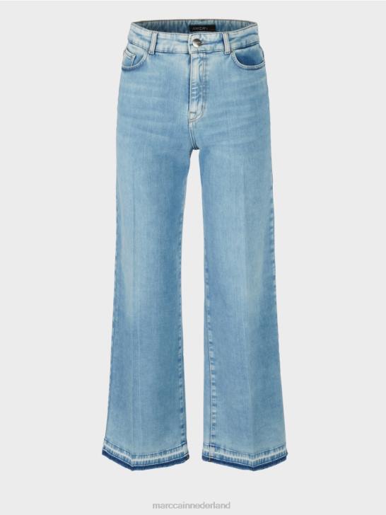 kleding vintage blauw 464J808 \"Samen heroverwegen\" jeans Marc Cain