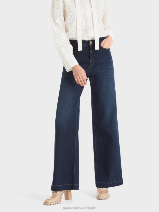 kleding vintage indigo 464J784 warri \"samen heroverwegen\" jeans Marc Cain