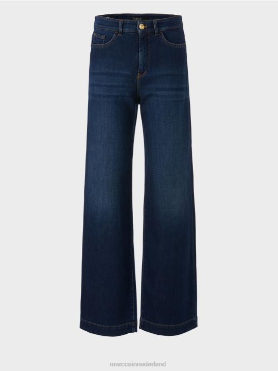 kleding vintage indigo 464J784 warri \"samen heroverwegen\" jeans Marc Cain