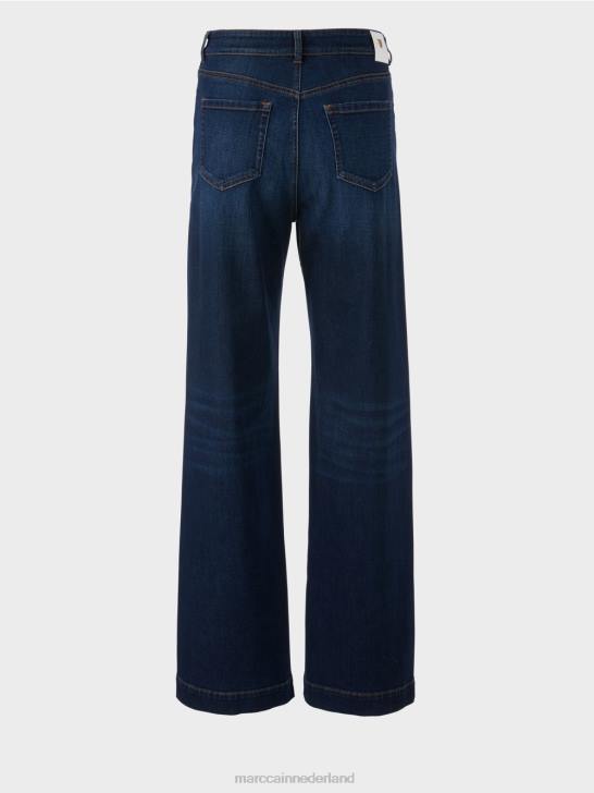 kleding vintage indigo 464J784 warri \"samen heroverwegen\" jeans Marc Cain