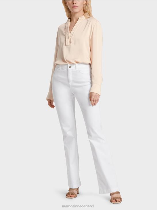 kleding wit 464J796 Faro "samen heroverwegen" jeans Marc Cain