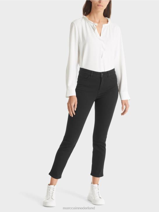 kleding zwart 464J763 silea jeans "rethink Together". Marc Cain