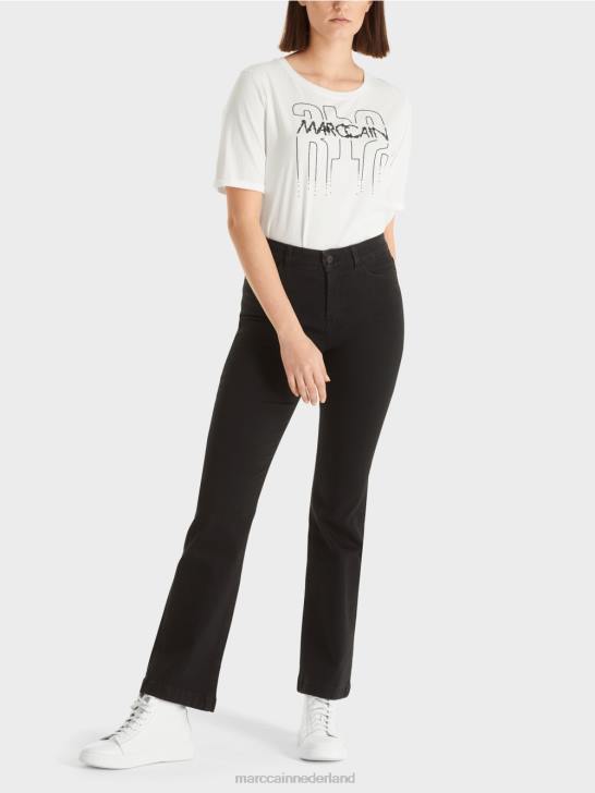 kleding zwart 464J769 Faro "samen heroverwegen" jeans Marc Cain