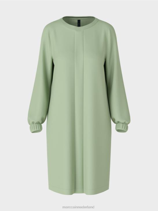 kleding poeder munt 464J139 korte, sportieve jurk Marc Cain