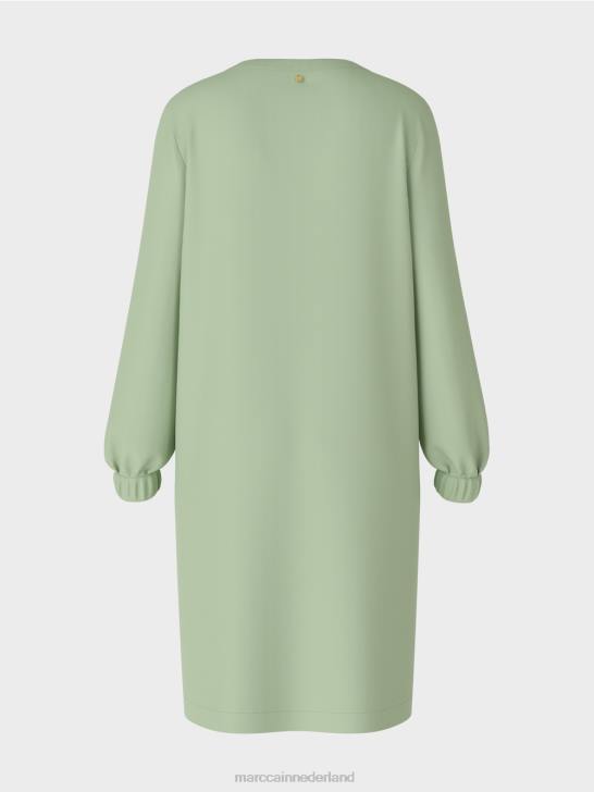 kleding poeder munt 464J139 korte, sportieve jurk Marc Cain