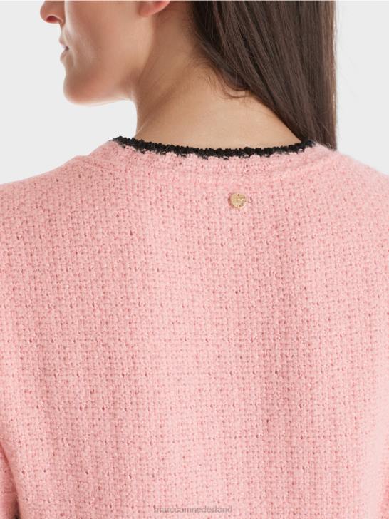 kleding zacht poederroze 464J36 sportieve jurk gebreid in Duitsland Marc Cain