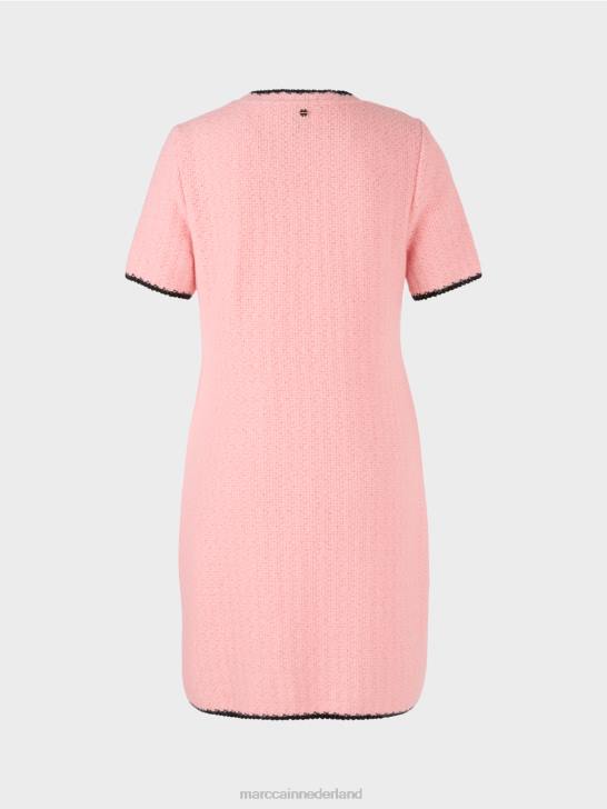 kleding zacht poederroze 464J36 sportieve jurk gebreid in Duitsland Marc Cain
