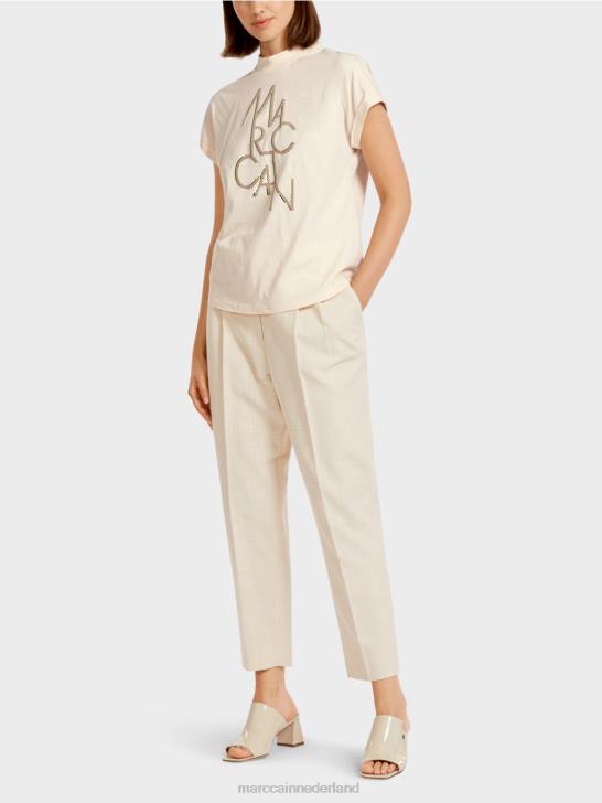 kleding crème 464J1445 "Samen heroverwegen" omslag-T-shirt Marc Cain