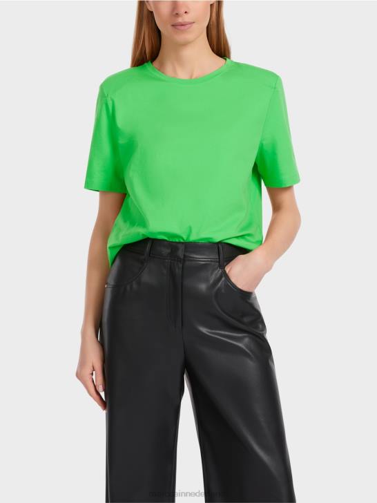 kleding donker appelgroen 464J1249 T-shirt met een boxy-snit Marc Cain