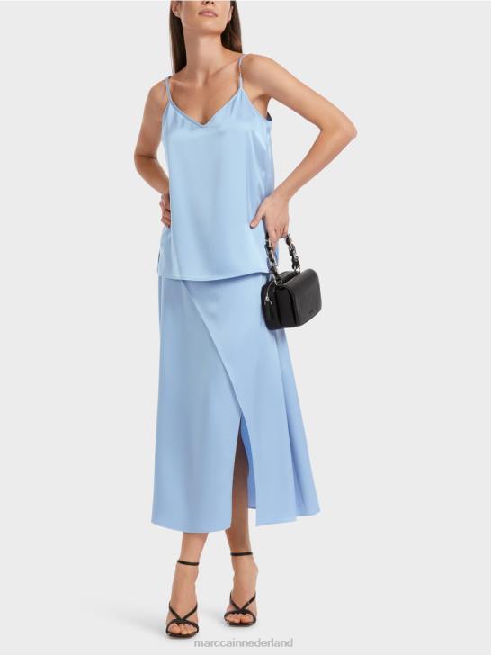 kleding donkere zomerhemel 464J1289 top met dunne ketting Marc Cain