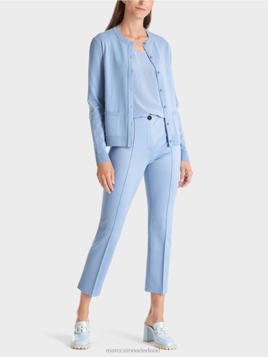 kleding donkere zomerhemel 464J1350 lichtgewicht mouwloos topje Marc Cain