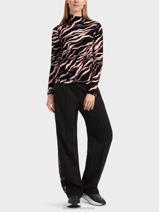 kleding kampari 464J1267 overhemd met lange mouwen en leo-design Marc Cain