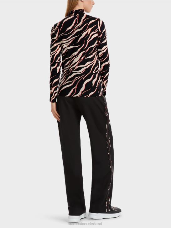 kleding kampari 464J1267 overhemd met lange mouwen en leo-design Marc Cain