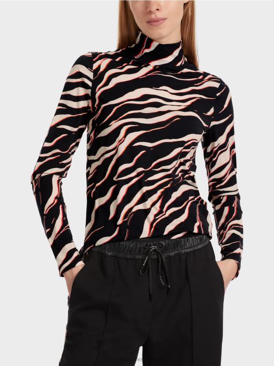 kleding kampari 464J1267 overhemd met lange mouwen en leo-design Marc Cain