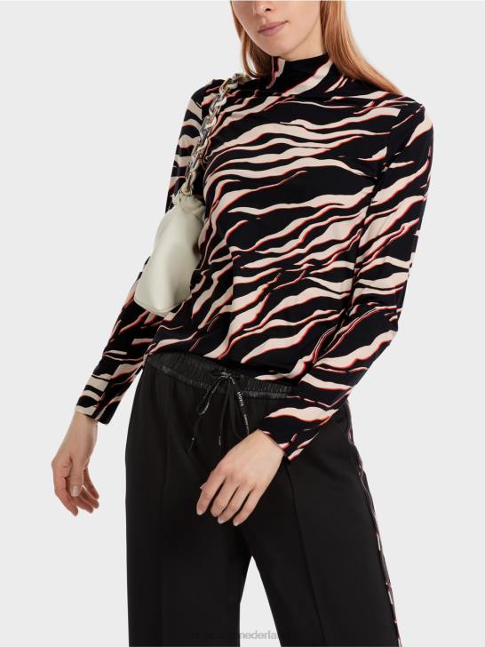 kleding kampari 464J1267 overhemd met lange mouwen en leo-design Marc Cain