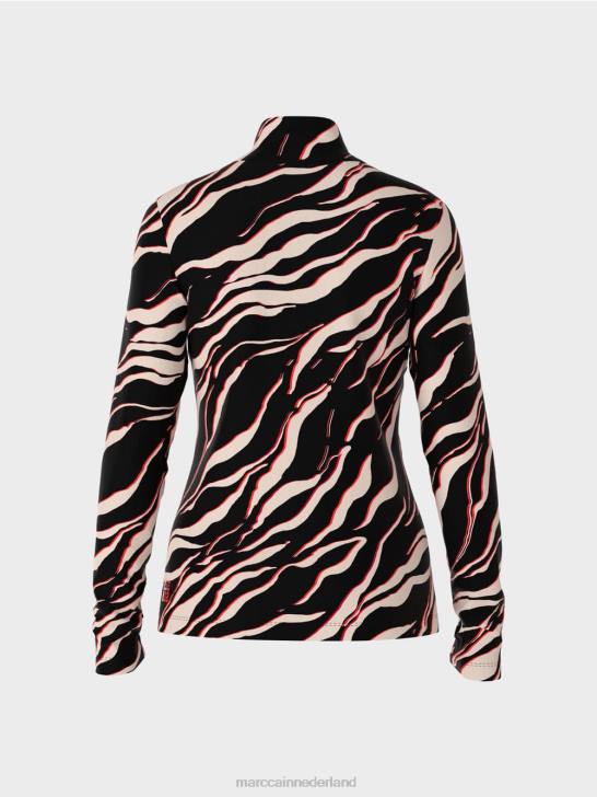 kleding kampari 464J1267 overhemd met lange mouwen en leo-design Marc Cain