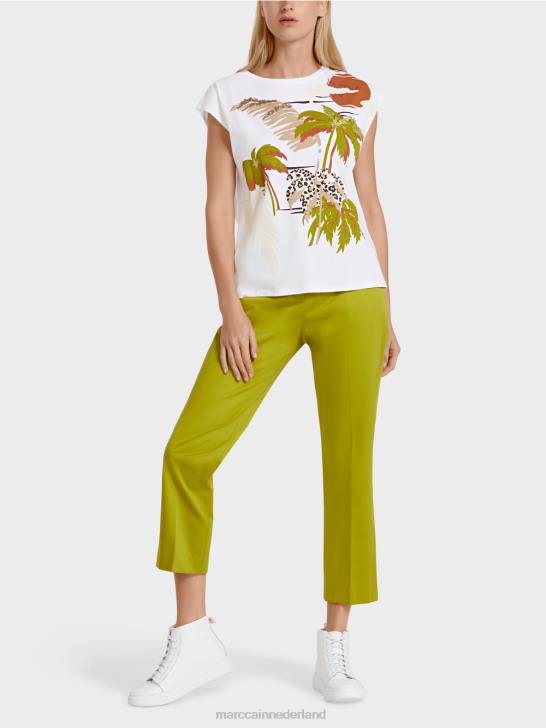 kleding wit 464J1405 "Samen heroverwegen" bovenaan Marc Cain