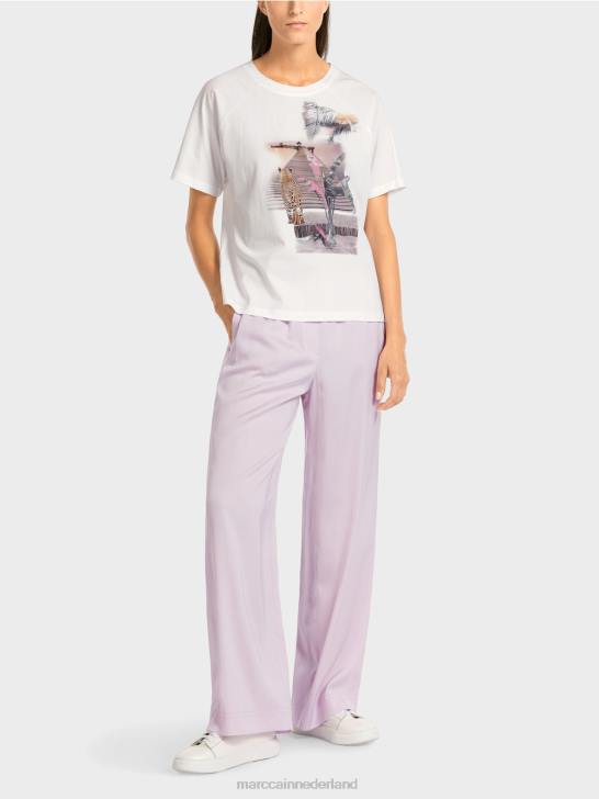 kleding wit 464J1409 "Samen heroverwegen" bovenaan Marc Cain