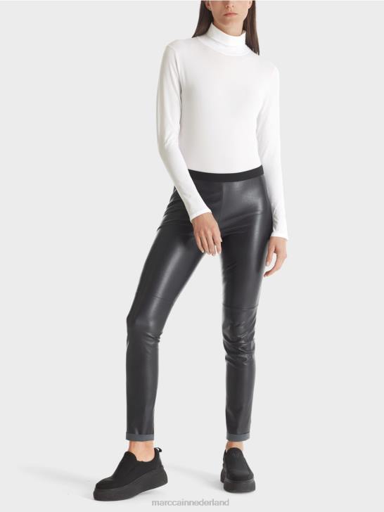 kleding wit 464J1484 delicate rolkraagtrui Marc Cain