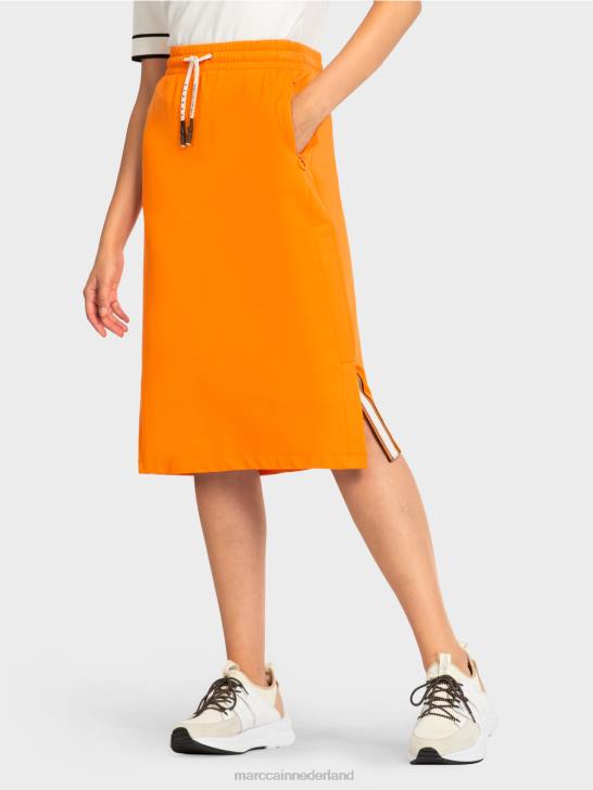 kleding fel oranje 464J502 sportieve jersey rok Marc Cain