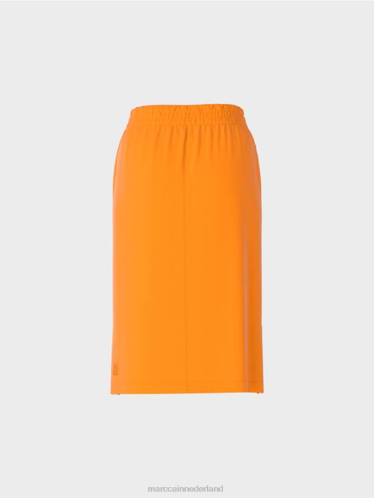 kleding fel oranje 464J502 sportieve jersey rok Marc Cain