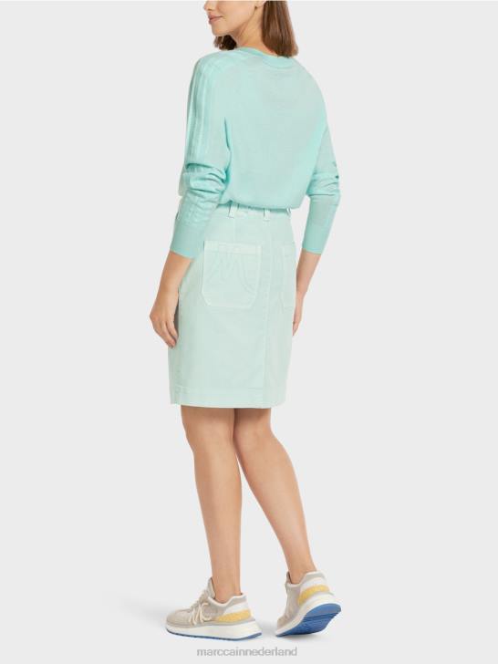 kleding licht zacht dakraam 464J497 Denim rok \"rethink Together\". Marc Cain