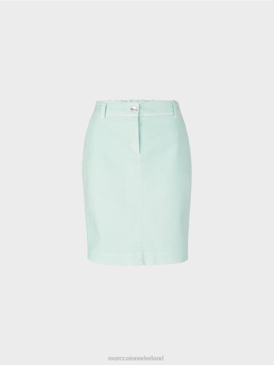 kleding licht zacht dakraam 464J497 Denim rok \"rethink Together\". Marc Cain