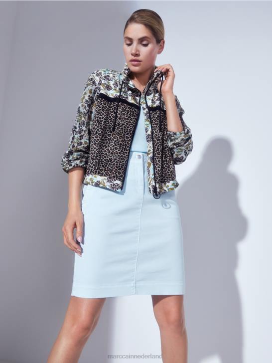 kleding licht zacht dakraam 464J497 Denim rok \"rethink Together\". Marc Cain