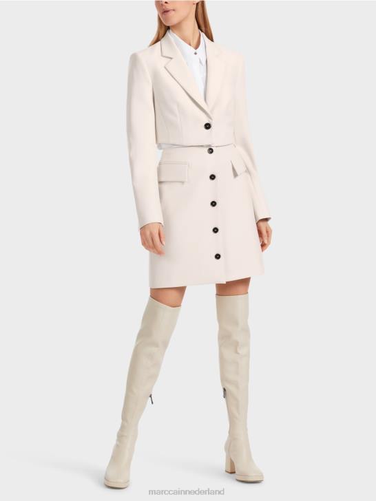 kleding rook 464J459 minirok met knoopsluiting Marc Cain