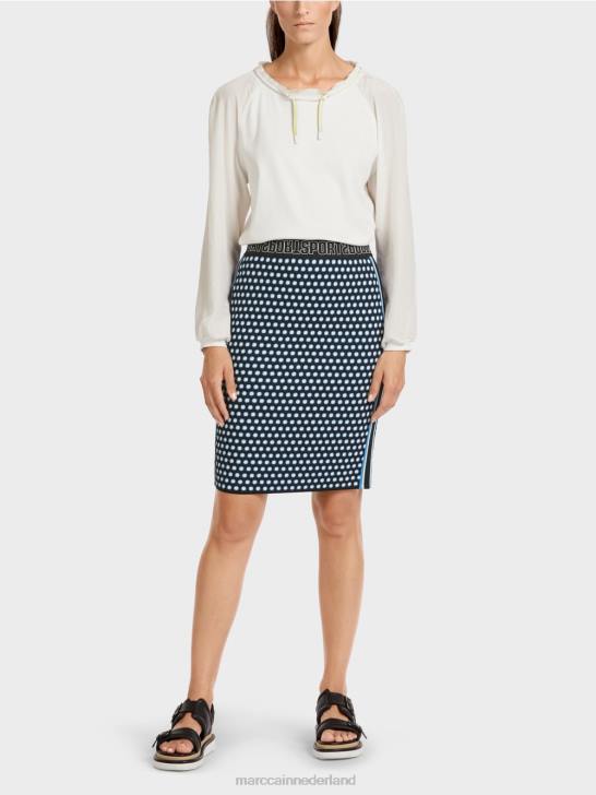 kleding zwart 464J507 rok "gebreid in Duitsland" Marc Cain