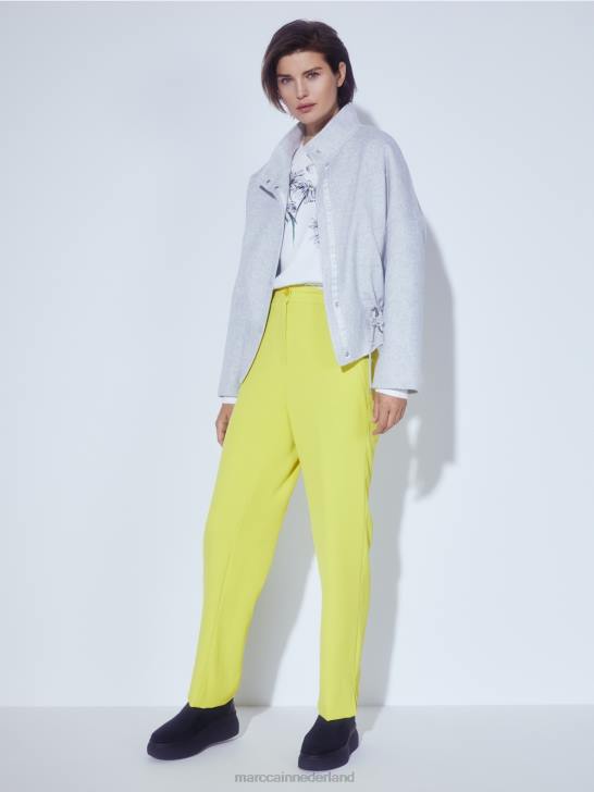 kleding gebroken wit 464J1228 Oversized sweatshirt met 3D-elementen Marc Cain