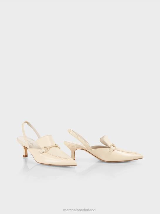 schoenen crème 464J1645 elegante hakken Marc Cain