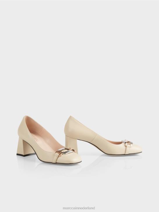 schoenen donkere crème 464J1560 pumps met sluiting Marc Cain