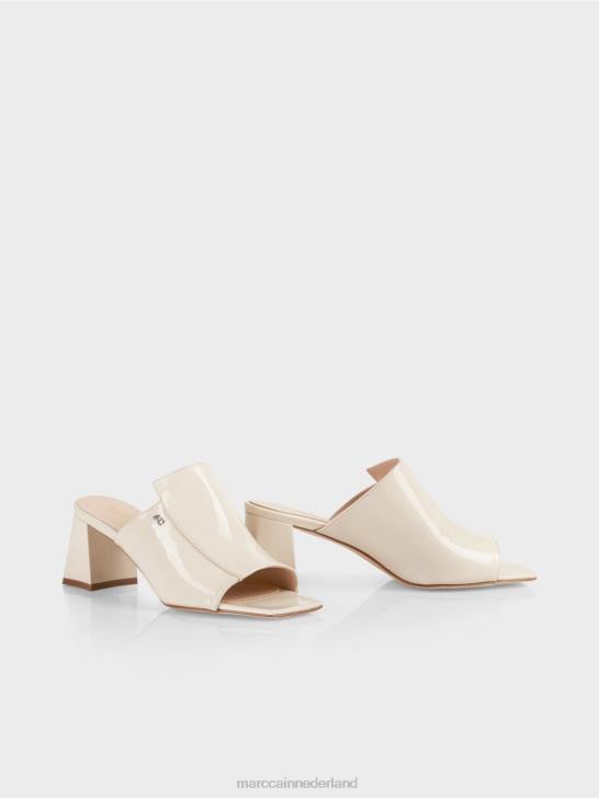 schoenen poeder crème 464J1636 Vierkante sandalen "rethink Together". Marc Cain