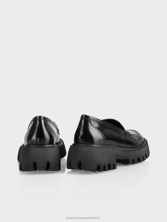 schoenen zwart 464J1586 lage schoen met decoratieve stiksels Marc Cain