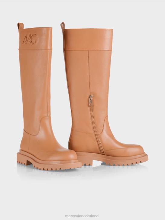 schoenen heldere toffee 464J1562 laarzen met ritssluiting Marc Cain