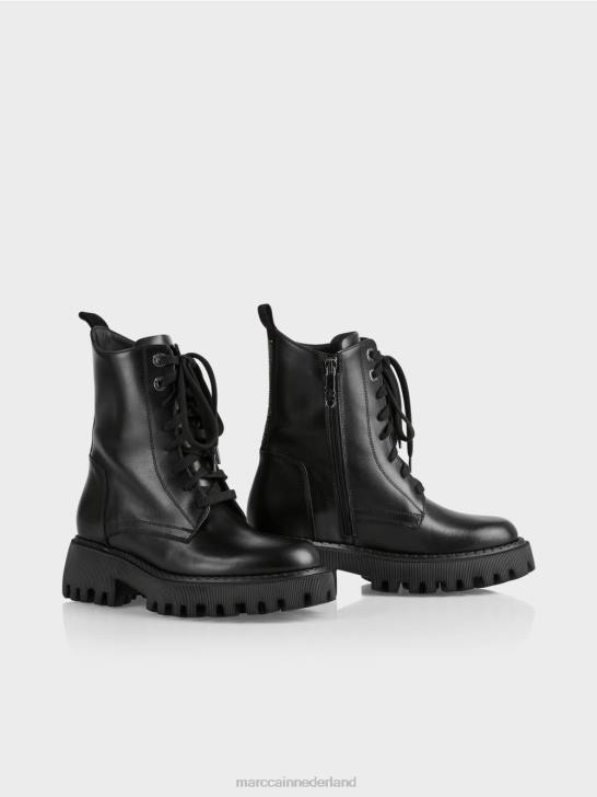 schoenen zwart 464J1574 stoere laarzen met strass steentjes Marc Cain