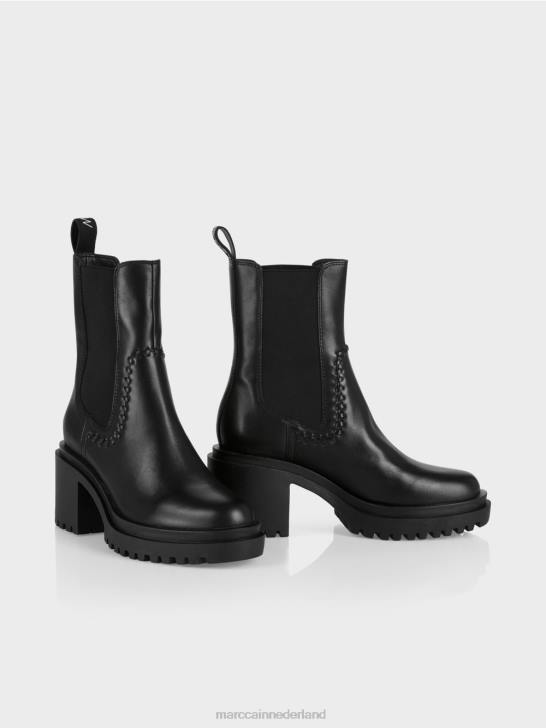 schoenen zwart 464J1591 Chelsea enkellaarsjes met blokhak Marc Cain
