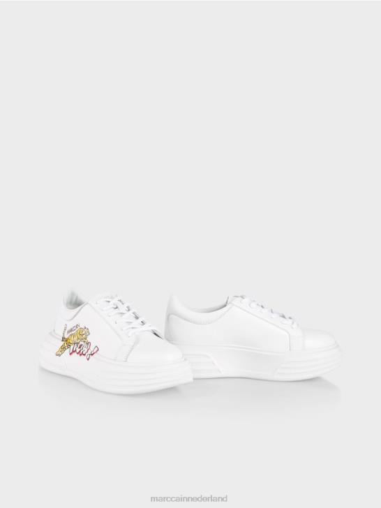 schoenen wit 464J1554 coole platform-sneakers Marc Cain